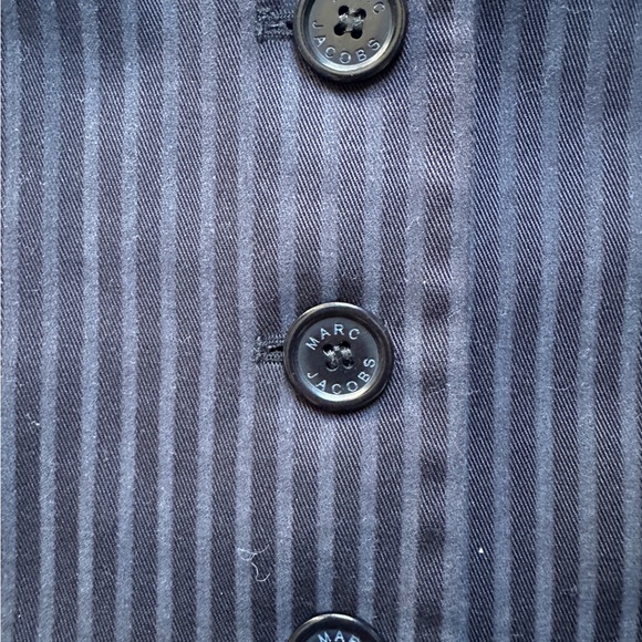 Marc Jacobs Navy Blue Pinstripe Vest - Picture 3 of 4